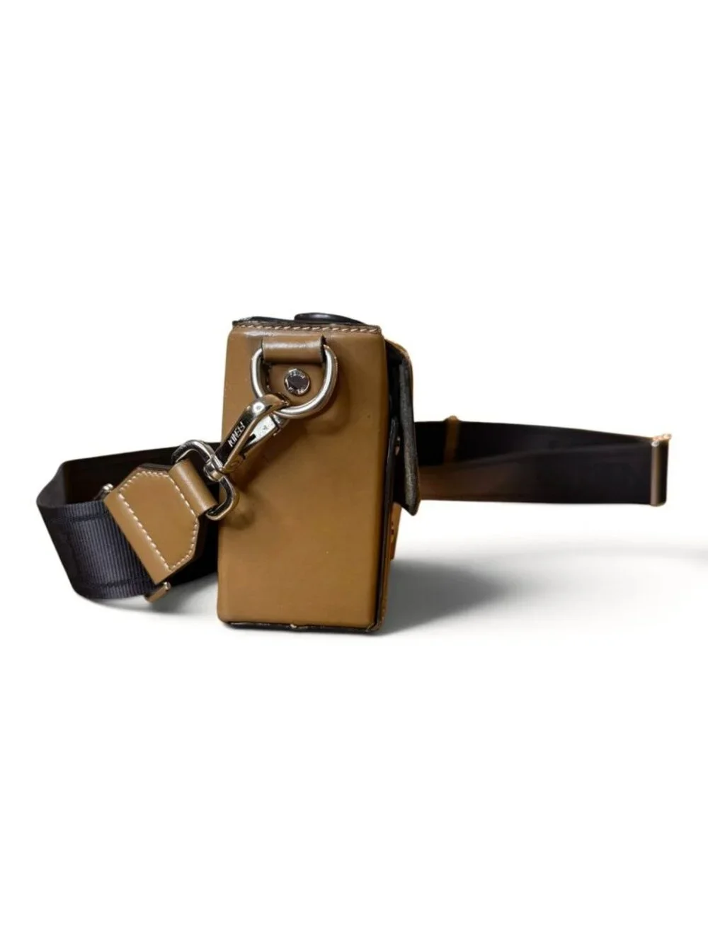 Fendi Zucca Mini Soft Trunk with Adjustable Crossbody Strap and COA